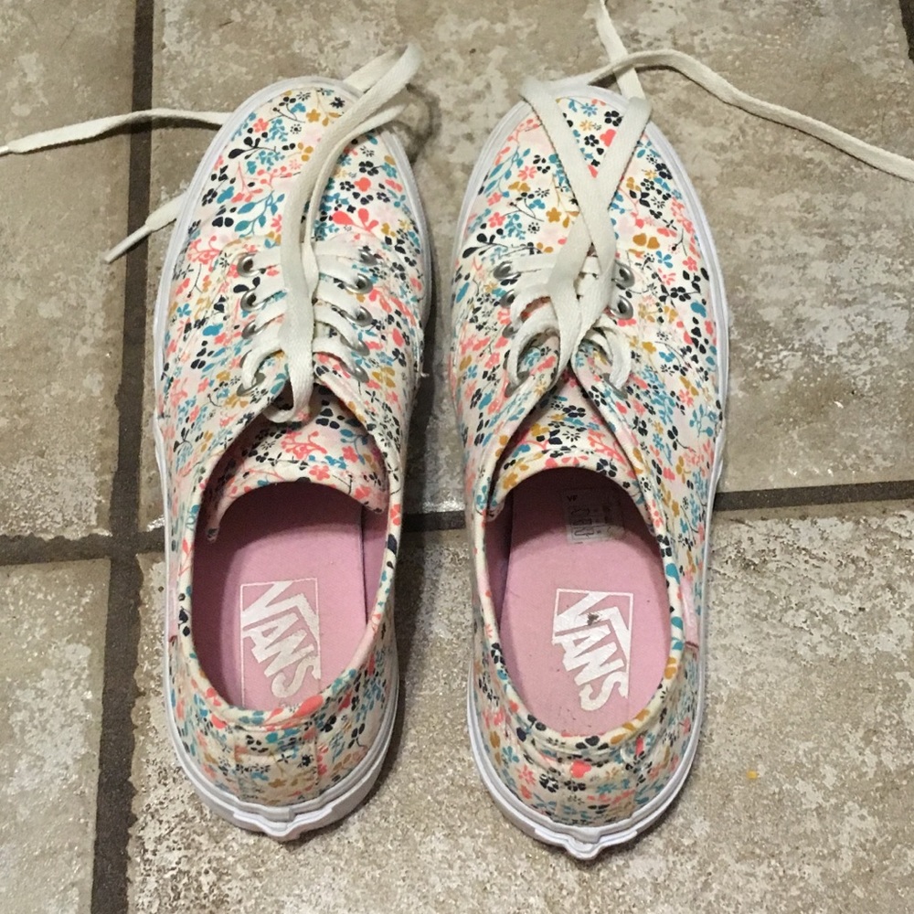Floral Vans